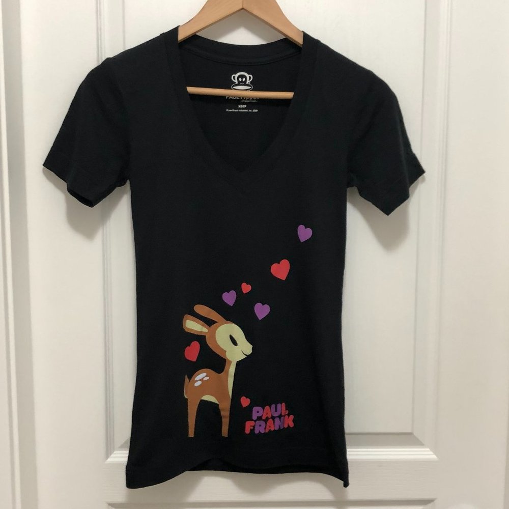 ✨HOST PICK✨ *BRAND NEW* Paul Frank V-Neck T-Shirt - Size XS